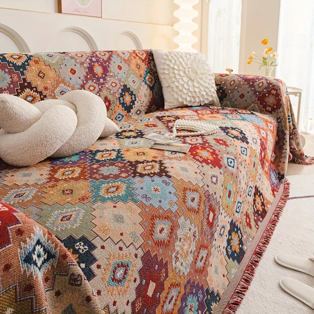 Jewel Vintage Mosaic Sofa Cover – Casa & Beyond