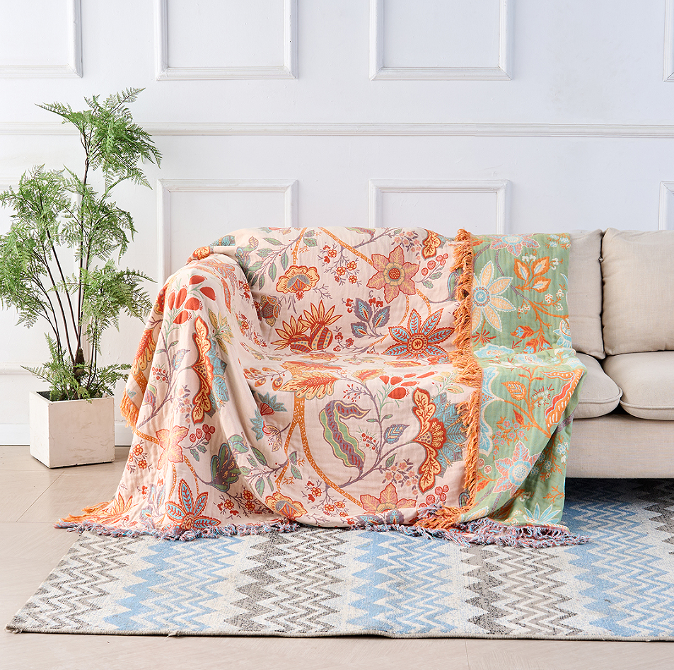 アウトドア寝具 ABCD FLEURS tassel sofa blanket アウトドア寝具 ABCD FLEURS tassel sofa blanket アウトドア寝具 ABCD