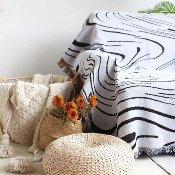 Marble Woven Throw Blanket – Casa & Beyond.
