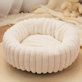 Purrfectly Plush Round Pet Bed