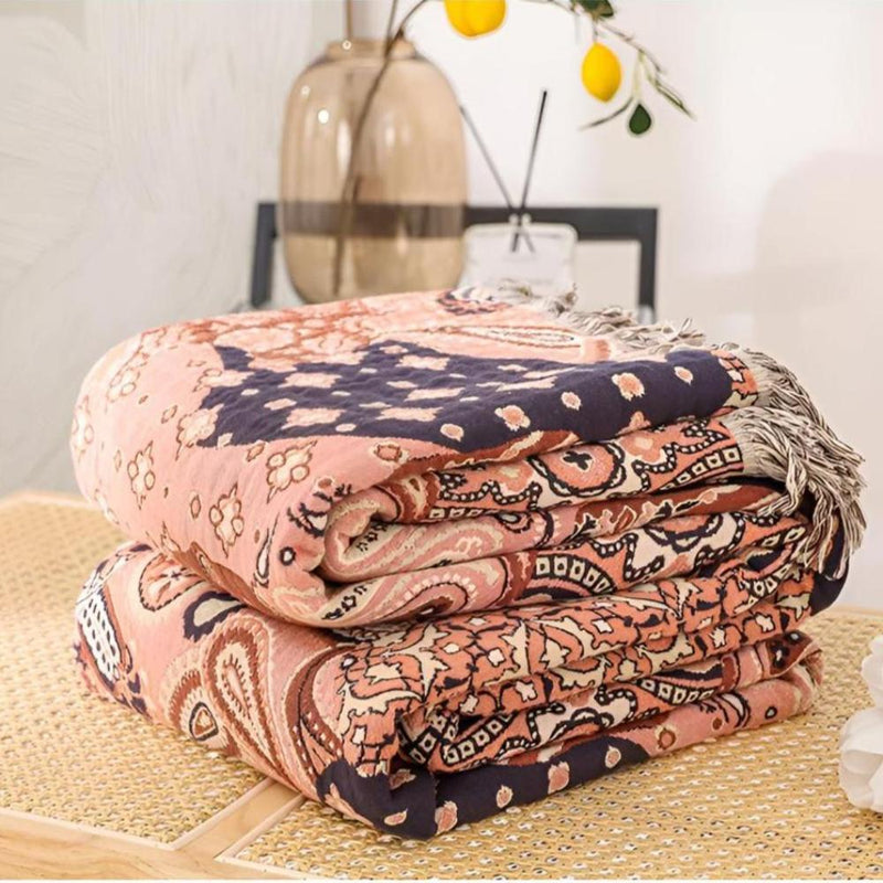 Bohemian Paisley Bliss Blanket