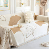 Pastoral Style Ginkgo Leaf Sofa Cover