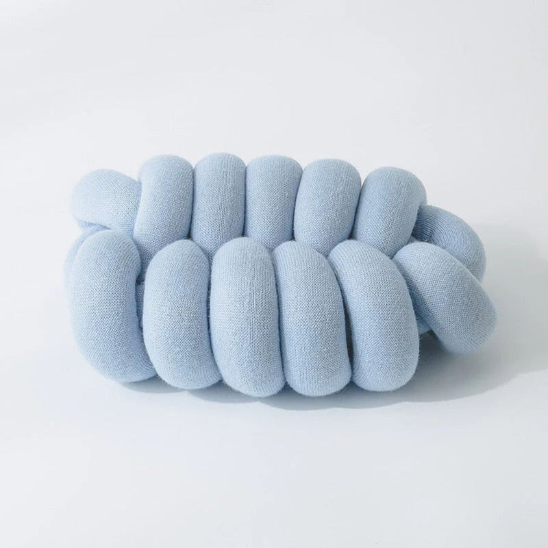 Splendid Ellipse Knotted Plush Cushion