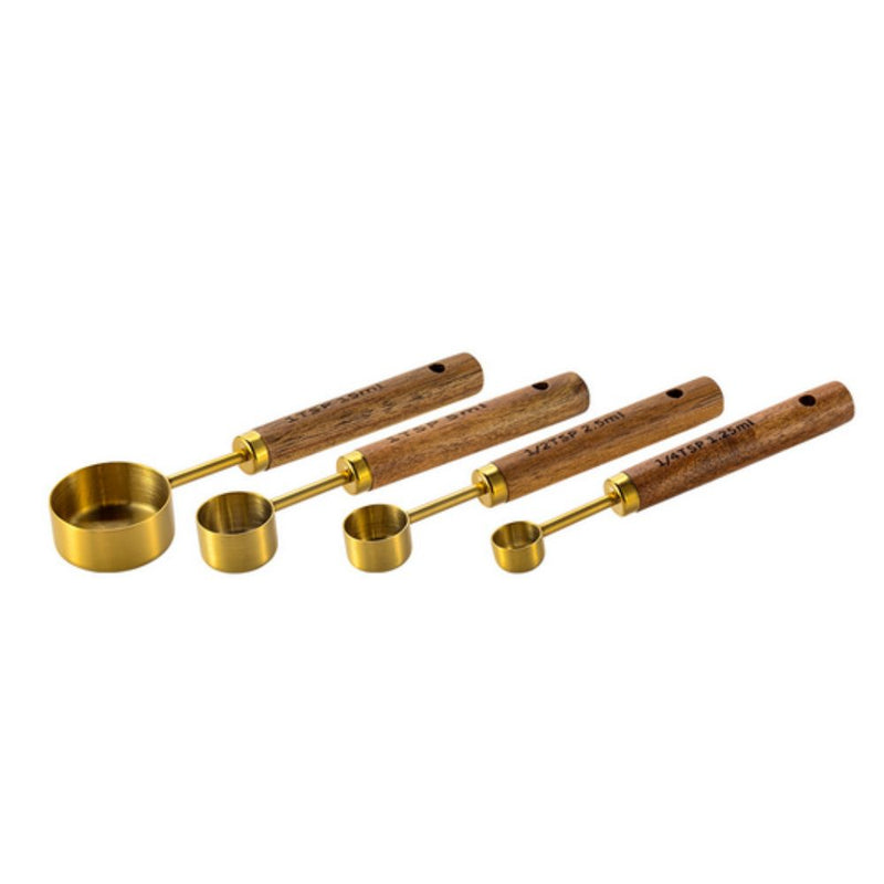 Golden Measuring Spoon Set