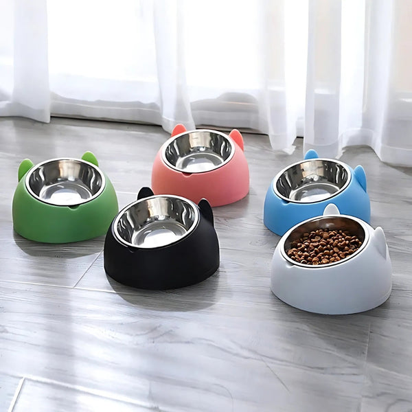 PurrfectAngle Pet Feeding Bowl