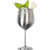 Lustrous Stainless Steel Wine Glass