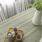 Elegant Cotton Linen Tablecloth