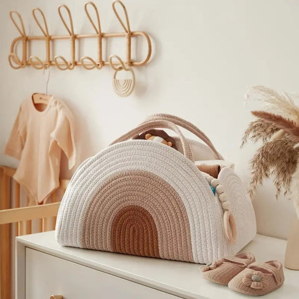 Neutral Tone Baby Storage Organizer