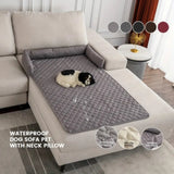 Bolstered Quilted Pet Sofa Protector