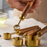 Golden Measuring Spoon Set