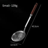 Stainless Steel Wooden Strainer Ladle