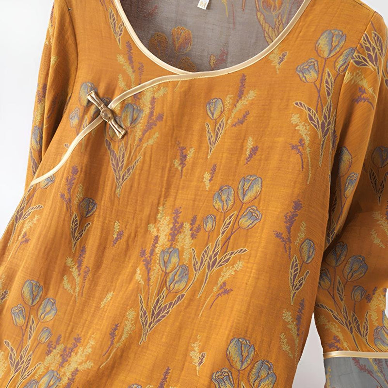 Amber Dusk Floral Nightgown