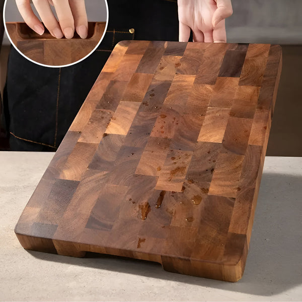 Checkerboard Wooden Cutting Board