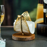 Iron Leaf Shape Tissue Holder