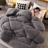 Dual-Sided Soft Duvet Blanket