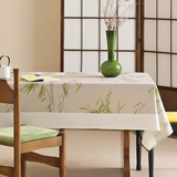 Elegant Pastoral Bamboo Zen Tablecloth