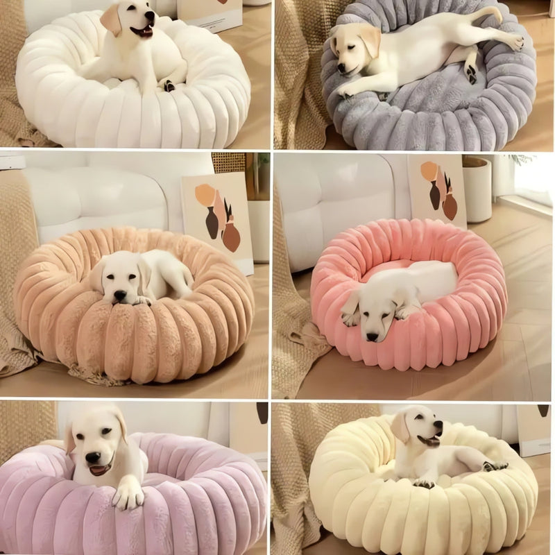 Purrfectly Plush Round Pet Bed