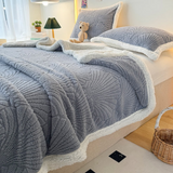 Fluffy Sherpa Shell Blanket