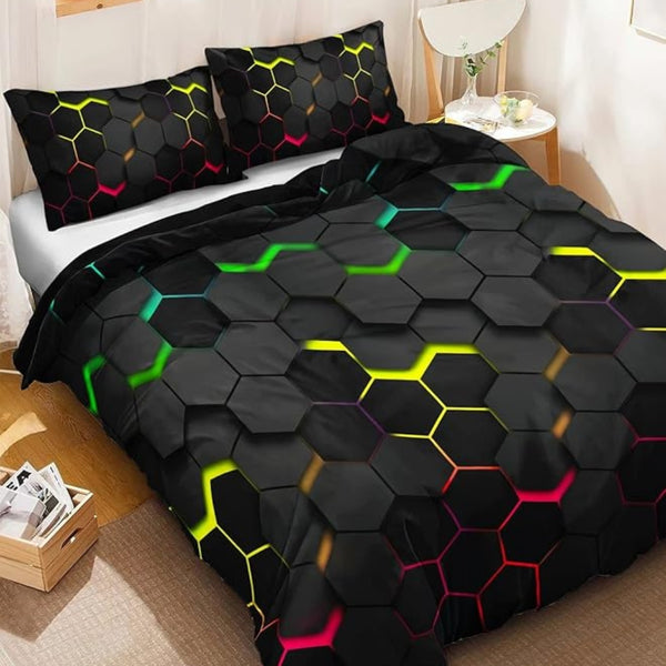 Prisma Hive | 3pcs Duvet Cover Set