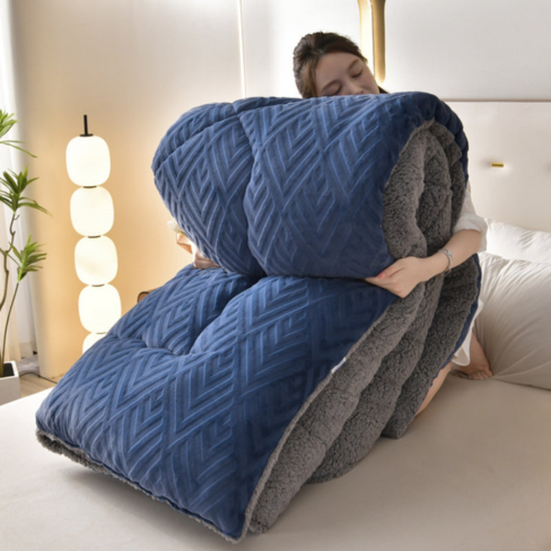 Dual-Sided Soft Duvet Blanket