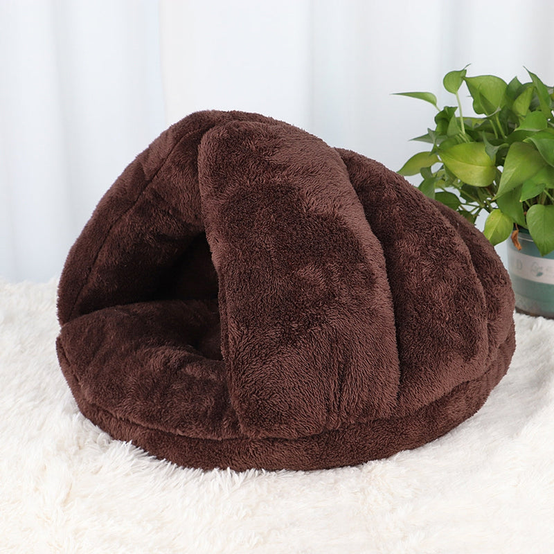 Polar-Fleece Pet Cave Bed