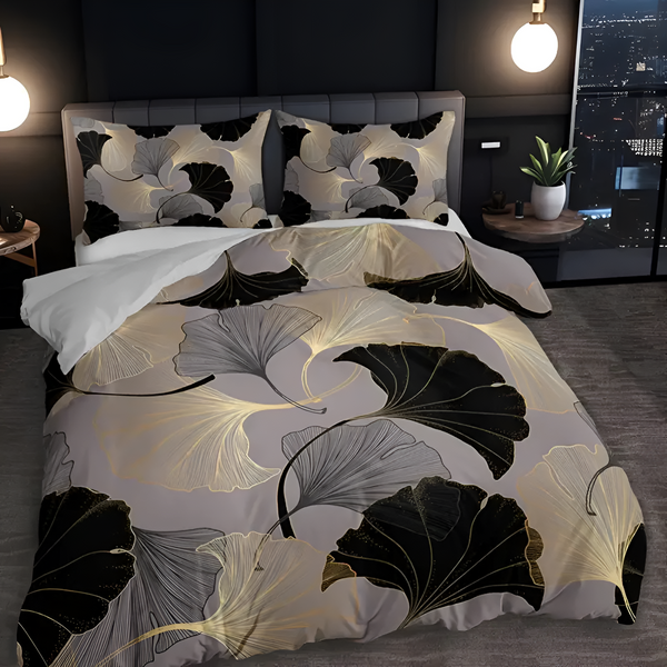 Artistic Leaf Duvet Cover Set