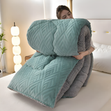 Dual-Sided Soft Duvet Blanket