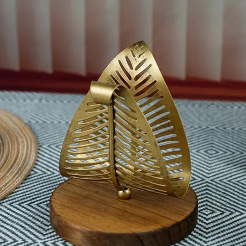 Iron Leaf Shape Tissue Holder