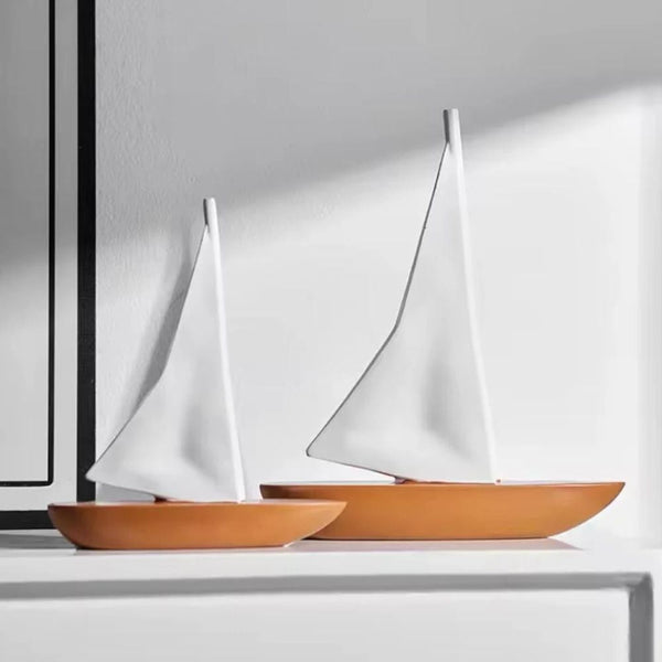Celestial Drift Sailboat Decor