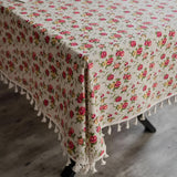 European Pastoral Small Floral Tablecloth