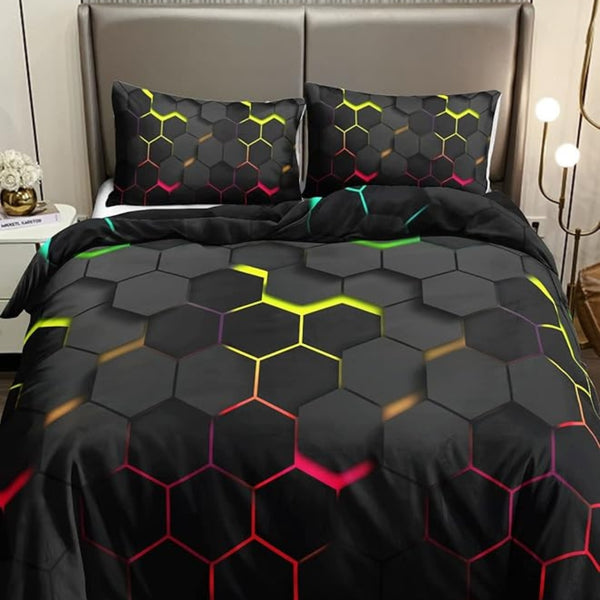 Prisma Hive | 3pcs Duvet Cover Set