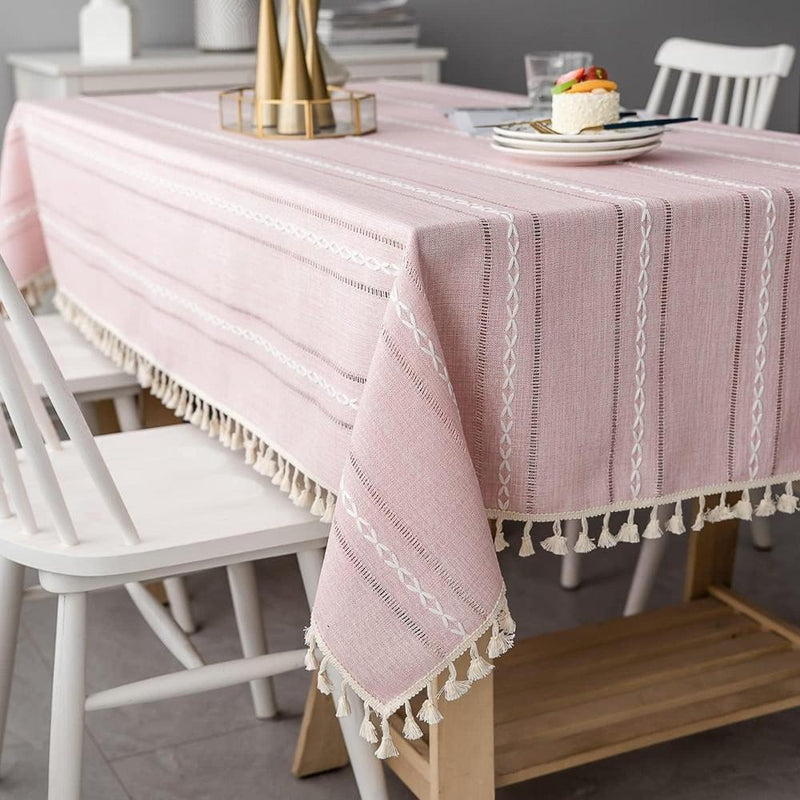 Elegant Cotton Linen Tablecloth