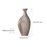 Sierra Grove Wooden Vase