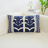 Symmetrical Tufted Embroidery Cushion Cover