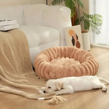 Purrfectly Plush Round Pet Bed