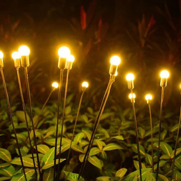 Solar Powered Firefly Garden Lamps