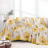 Sunflower Comfort Cotton Blanket