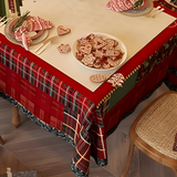 Elegant Holiday Tree Tablecloth