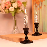 Shimmering Vintage Candle Holder | 2pc Set