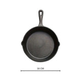 Black Cast Iron Frying Pan