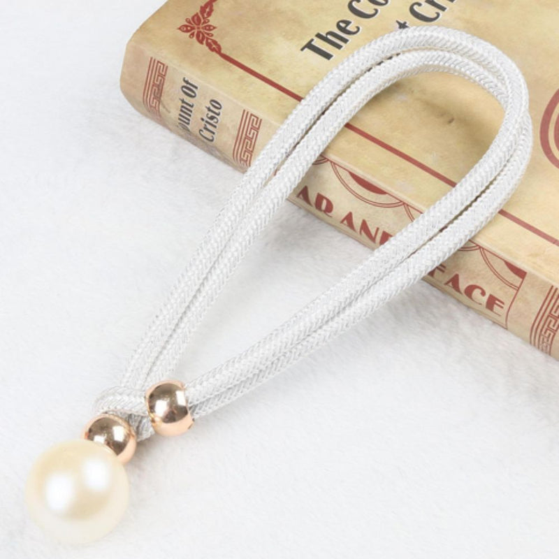 Lustrous Pearl Curtain Tie Back | 2 Pcs Set