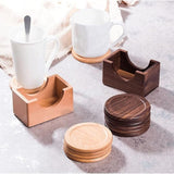 Japanese Style Wooden Coaster | 6pcs Set