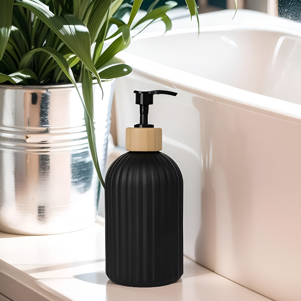 Minimalist Bamboo Pump Soap Dispenser