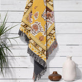 Desert Bloom Tapestry Picnic Blanket & Throw