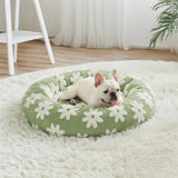 Snuggle Floral Checkerboard Pet Bed