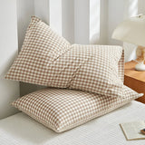 Soft Plaid Checkered Pillowcases