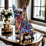 Artistic Bulldog Graffiti Figurine