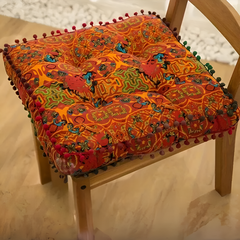 Bohemian Embroidered Floor Cushion