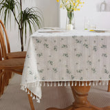 Meadow Bloom Tassel Table Cloth