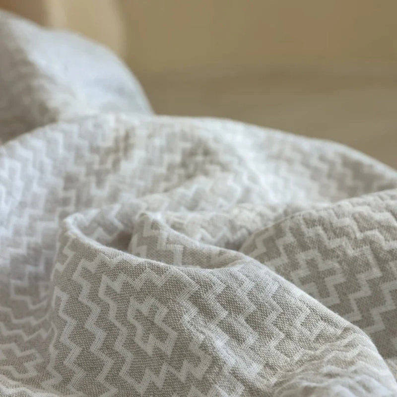 Cozy Maze Pure Cotton Blanket